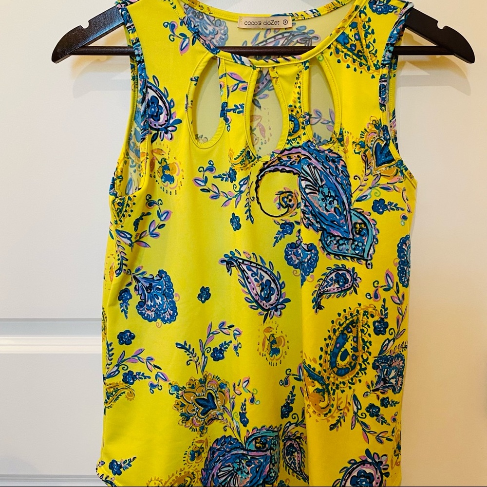 Yellow Summer Tank Small
